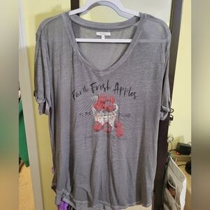 Maurices XL thin Cotton Farm Fresh Apples